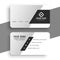 Clean minimal grey business card template design