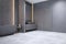 Clean minimalistic bathroom interior. 3D Rendering