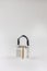 The clean padlock on white background