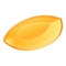 Clean part apricot icon, cartoon style