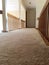 Clean plush carpet in hallway