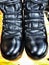 Clean and polished working police boots