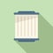 Clean pool filter icon flat vector. Cleaning pump