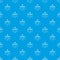 Clean pure water pattern vector seamless blue