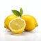 Clean And Sharp Lemon Product Photography On White Background