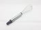 Clean Silver Stainless Steel Metallic Egg and Powder Stirrer Shaker for Baking Cake Kitchen Business in White Isolated 03