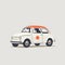 Clean And Simple Annibale Carracci Style Police Car Ad Poster