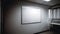 Clean Slate: A Pristine Whiteboard in an Office Setting