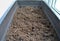 Clean soil for cultivation. The potting soil or peat is suitable for gardening