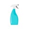 Clean spray bottle icon, flat style