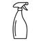 Clean spray bottle icon, outline style