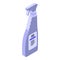 Clean spray disinfection icon, isometric style