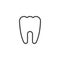 Clean Tooth outline icon