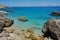 Clean water of Agios Nikitas Beach, Lefkada, Greece