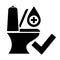 Cleaned wc vector icon