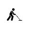 Cleaner, professional, vacuum icon. Element of workers icon. Premium quality graphic design icon. Signs and symbols collection