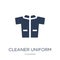 Cleaner Uniform icon. Trendy flat vector Cleaner Uniform icon on