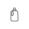 Cleaning bleach outline icon