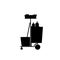 Cleaning cart silhouette icon