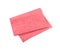 Cleaning Cloth Isolated, Pink Wipe Rag, Cleaning Microfiber Towel, Wiping Cotton Napkin, Microfibre Fabric