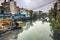 Cleaning and deepening of old city canal