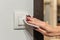 Cleaning and disinfection of light switches