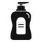 Cleaning dispenser soap icon, simple style