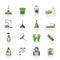 Cleaning and hygiene icons