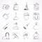 Cleaning and hygiene icons