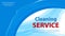 Cleaning or Laundry Services blue and white background with a splash of water. Banner or poster for cleanliness. Vector