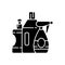 Cleaning products black glyph icon