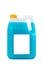 Cleaning products. Detergent plastic bottle isolated