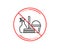 Cleaning service icon. Spray, bucket and mop. Vector