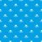 Cleaning soap pattern vector seamless blue