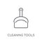 Cleaning tools linear icon. Modern outline Cleaning tools logo c