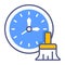 cleanings time Modern concepts design, Premium quality vector illustration concept. Vector symbol