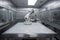 cleanroom robot, with its arms extended and handling delicate instruments