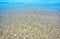 Clear beach water sand in Costa Blanca
