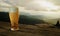 Clear beer glass with full cold beer and foam at the mouth of the glass And water droplets adhere to the edges. Plank or wood