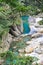 Clear blue river in Taroko National Park