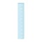 Clear blue ruler for art craft vector