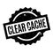 Clear Cache rubber stamp