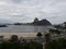 Clear cloud view of Pao de Acucar from Botafogo Shopping