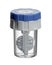 Clear contact lens container