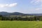 Clear Countryside from Beskydy, the beautiful Mountains in north east Bohemia, Czech Republic