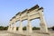 Clear dongling stone archway