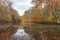 Clear Fork Branch of the Mohican River in autumn. Mohican State Park