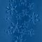 Clear glass snowflakes ion blue background