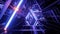 Clear Glossy Lighted Triangular Shaft 4k uhd 3d illustration background