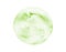 Clear green gel serum smear smudge swatch isolated on white. Transparent skincare aloe vera liquid cream texture